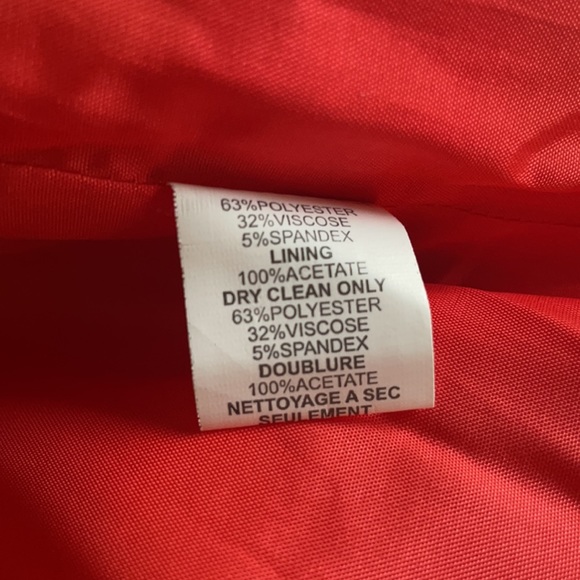 Trina Turk Red Pencil Skirt - Picture 6 of 11